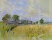 Pasture with Barns, Cos Cob