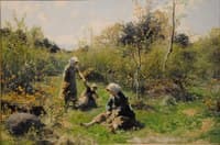 Spring landscape in Ryd