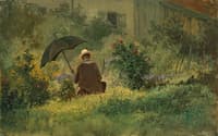 The Painter in the Garden