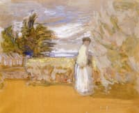 Woman in a Garden