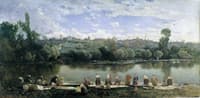 Washerwoman at the Varenne River