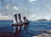 Boats near the Gryts archipelago
