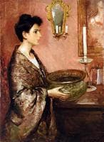 Woman with a Green Bowl